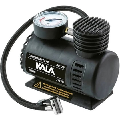 COMPRESSOR DE AR 12V MODELO COMPACTO KALA