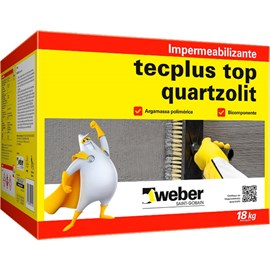 Impermeabilizante Tecplus Top Cinza 18kg Quartzolit