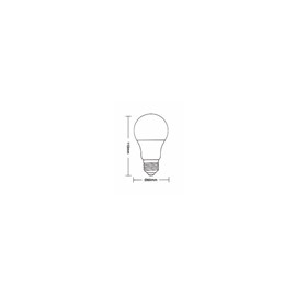 Lâmpada LED Bulbo TKL 40 Luz Branco Quente 3000 K Taschibra
