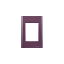 Placa 2x4 3 Módulos Púrpura Giz Tramontina