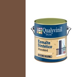 Tinta Esmalte Standard 900ML Marrom Escuro - Qualyvinil