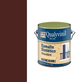 Tinta Esmalte Standard Marrom 0,9L Brilhante Qualyvinil